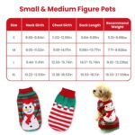 Snowman & Pom-Pom Christmas Sweater for Dogs and Cats – 2 Festive Styles - Imagen 3