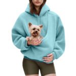 Unisex Pet Pouch Hoodie – Hands-Free Cat & Dog Carrier - Imagen 9