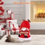 Santa & Reindeer Christmas Costume for Dogs and Cats – Cozy Holiday Outfit - Imagen 7