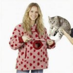 Cozy Pet Pouch Hoodie – Kangaroo Carrier Sweatshirt - Imagen 8