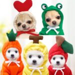 Fruit & Animal Fleece Hoodie for Small Dogs – Cozy Costume - Imagen 7
