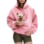 Unisex Pet Pouch Hoodie – Hands-Free Cat & Dog Carrier - Imagen 10