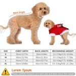 Santa & Reindeer Christmas Costume for Dogs and Cats – Cozy Holiday Outfit - Imagen 9