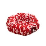 Christmas Donut Cat Bed – Cozy Washable Tunnel Nest - Imagen 3